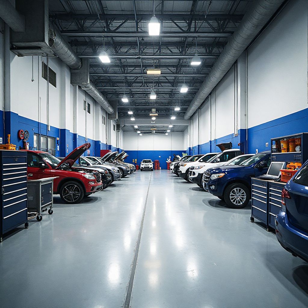 Yakanyatsoshongedzerwa auto kugadzirisa shopu yemukati